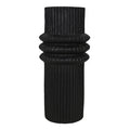 Bale Magnesium Black Vase Large