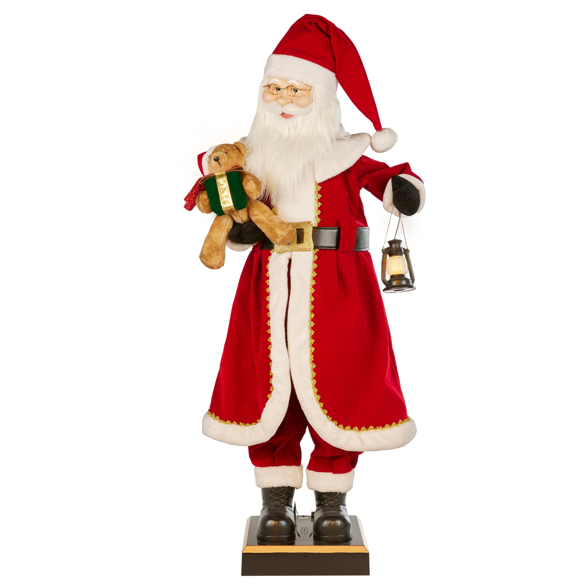 Santa Moving, Lights, Music 150cm