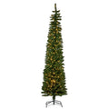 Duncan Pine Pencil Tree 7.5ft with lights