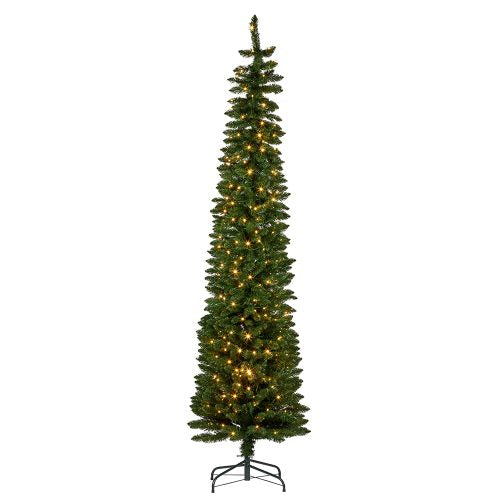 Duncan Pine Pencil Tree 7.5ft with lights