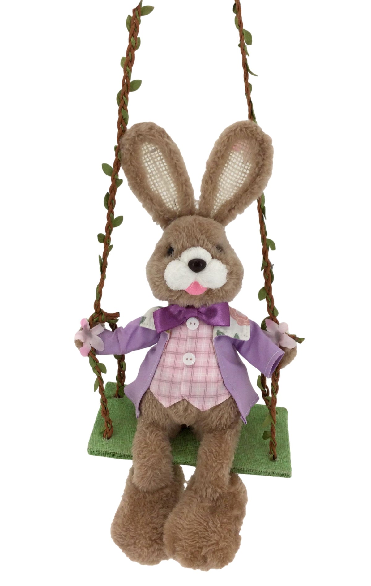 Mr Violet Rabbit on Swing