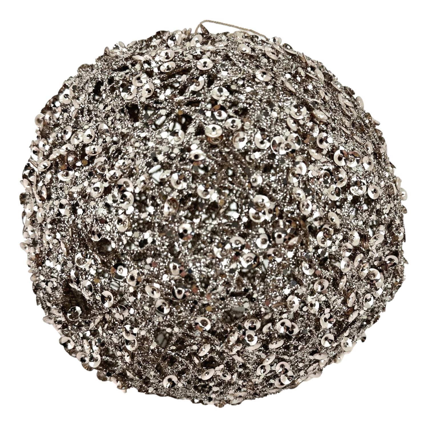 Champagne 20cm Glitter Ball