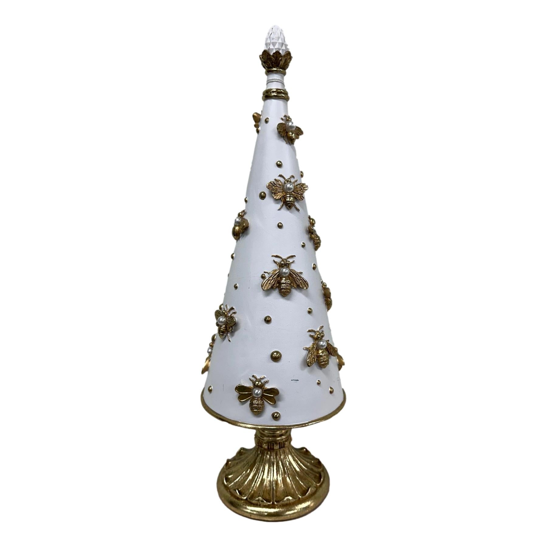 White Bee Christmas Tree
