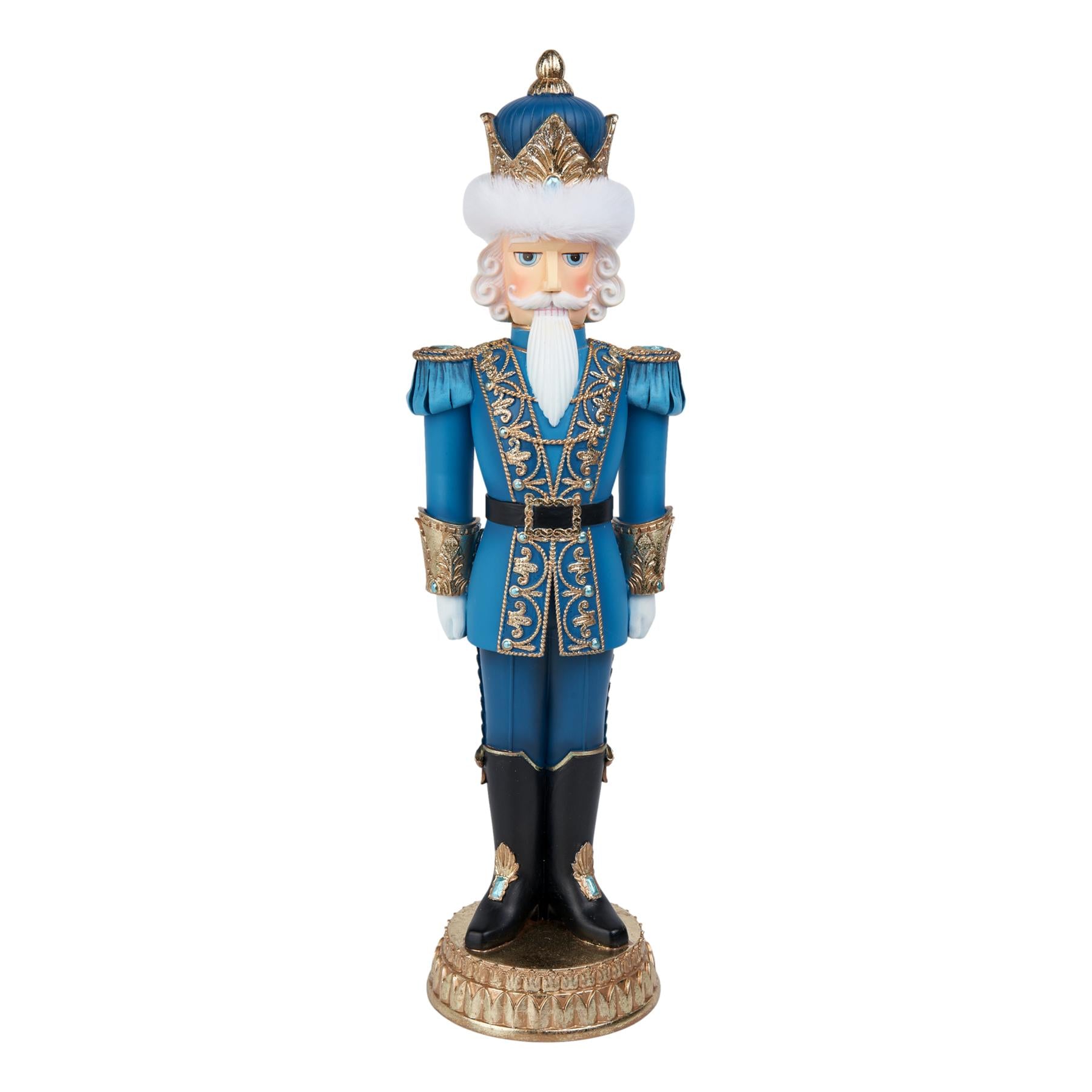 Blue White Versailles Nutcracker 45cm