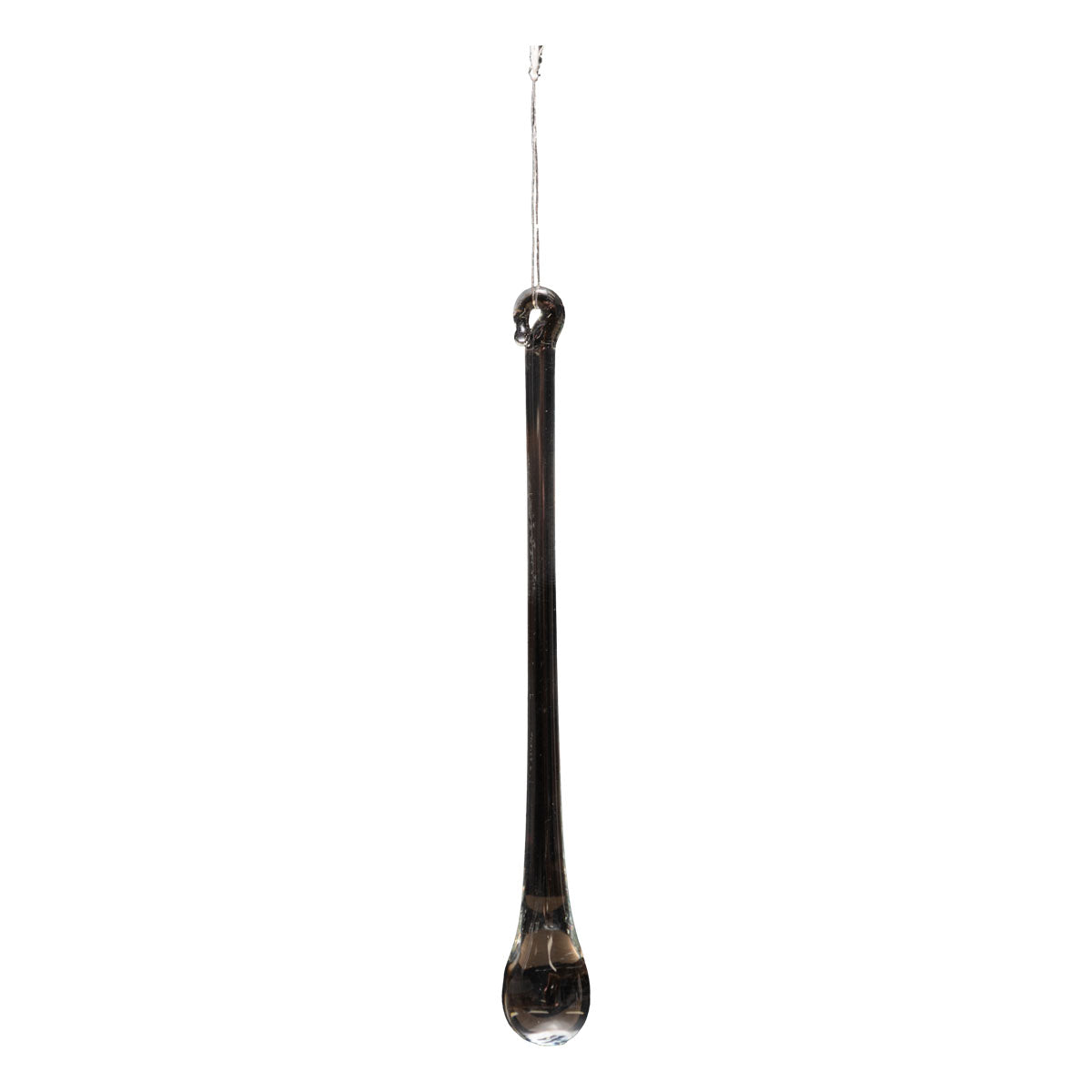 Clear Glass Raindrop 13.5cm