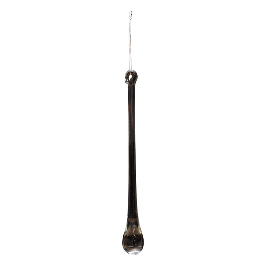 Clear Glass Raindrop 13.5cm