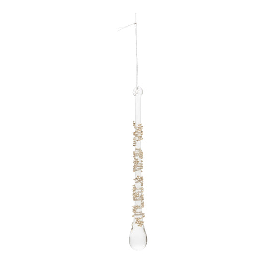 Clear Champagne Bead Raindrop