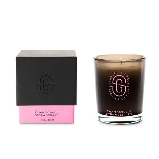 Champagne and Strawberries 60gm Candle