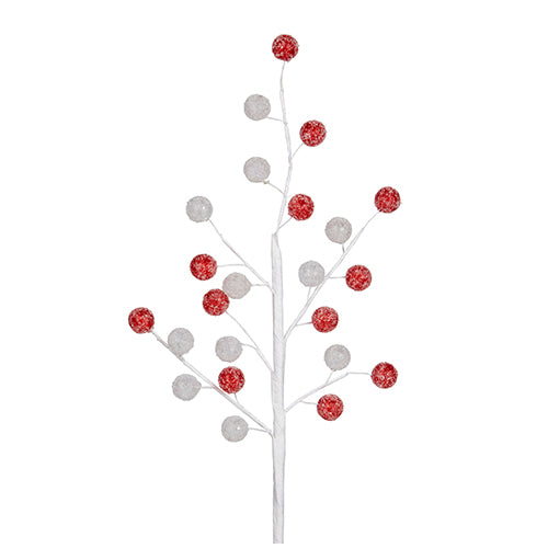 Red and White Candy Cane Spray