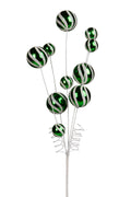Spray Green Baubles