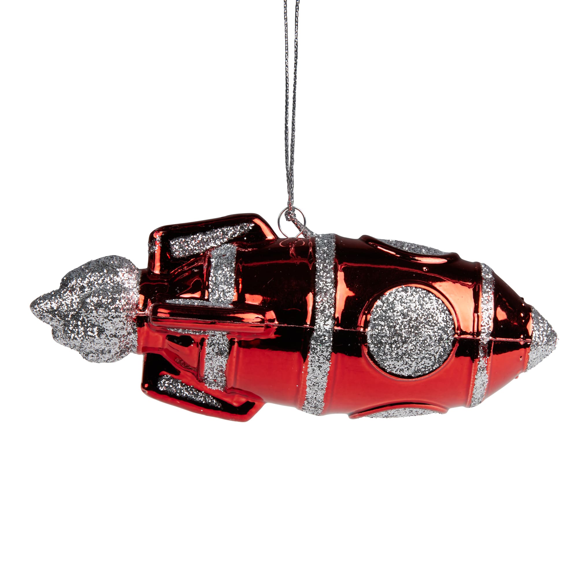 Red Rocket 12cm Decoration