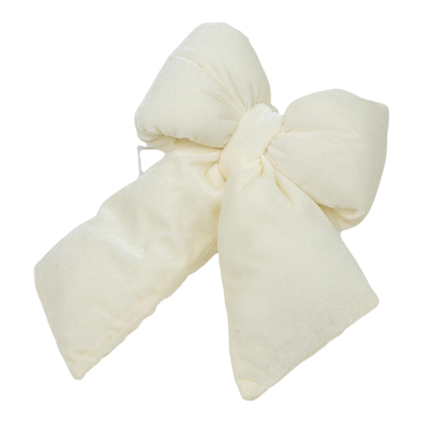 Cream Velvet Bow