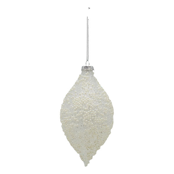 White Glass Long Drop