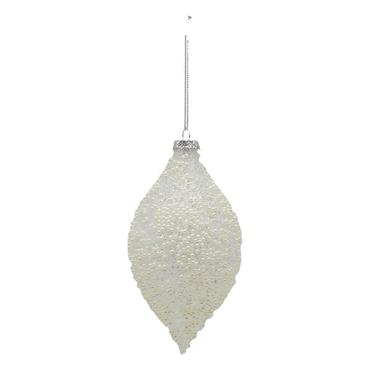 White Glass Long Drop