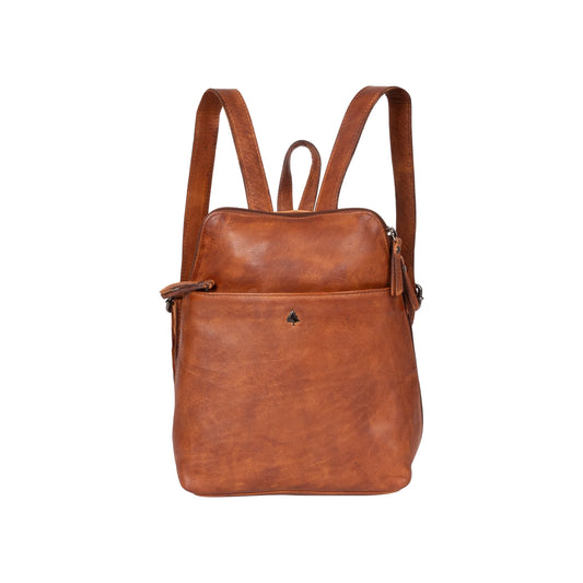 Leather Backpack Perth Cognac