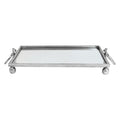 Dover Iron Silver Mirror Tray Rect Small