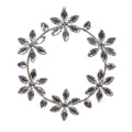 Champagne Silver Flower Wreath
