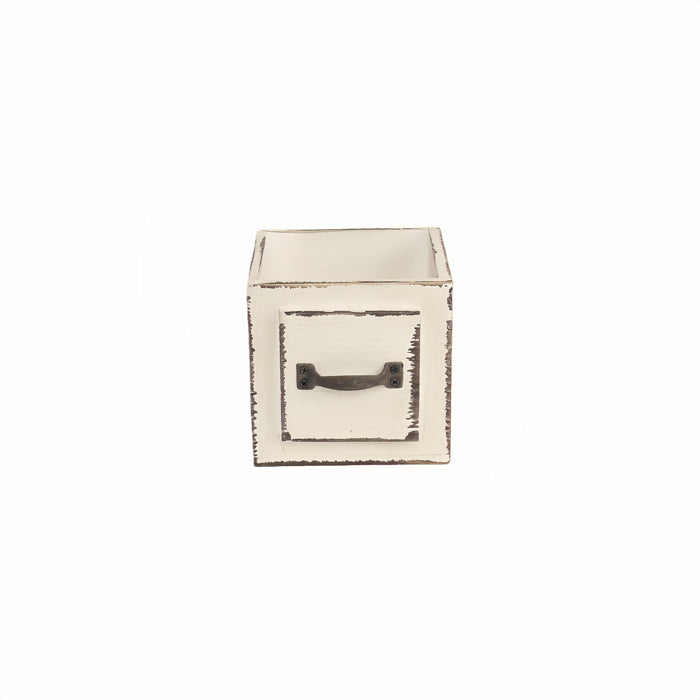 Lazette Timber Drawer Single Cream