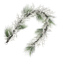 Green White Berry Garland 183cm
