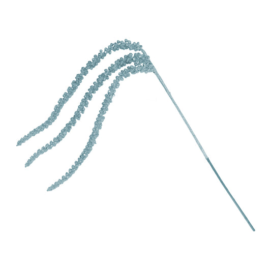 Beaded Droop Spray Light Blue