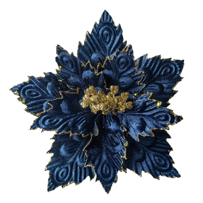 Magnolia Peacock and Gold Poinsettia