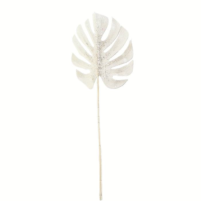 Palm Leaf Spray White