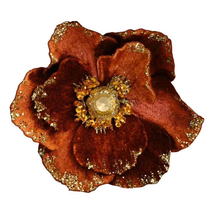Sheer Magnolia Copper Clip on