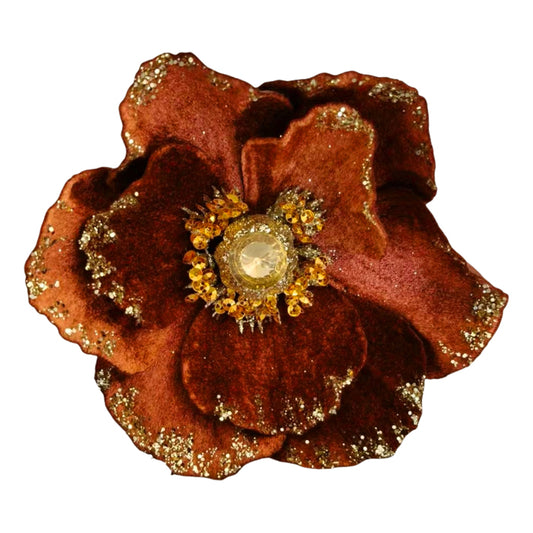 Sheer Magnolia Copper Clip on