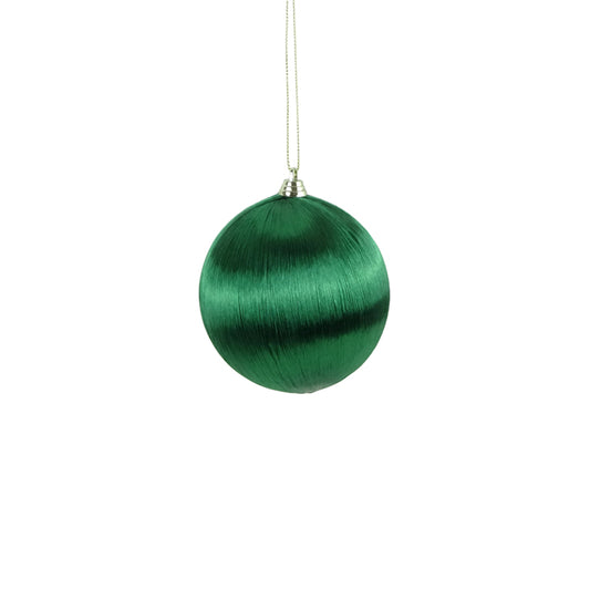 Satin Wrap Ball 10cm Green