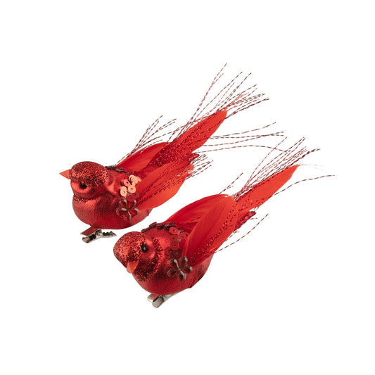 Bird Matt Red