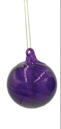 Purple Glass Bauble