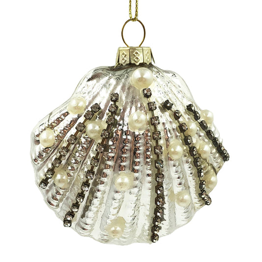 Pearl Champagne Scallop Glass