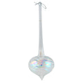 Iridescent Onion Drop Glass
