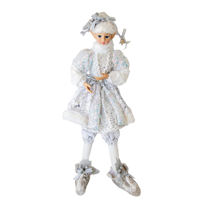 Girl Elf Large Silver