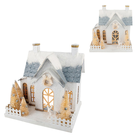Paper Cream Champagne House Large