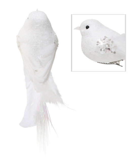 Bird Emma White 22cm