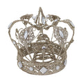 Metal Champagne Glitter Crown Tree Topper