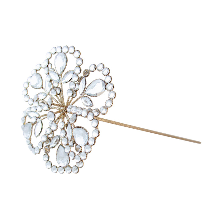 Jewelled Champagne Magnolia Stem