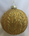 Gold Patterned Glass Glitter