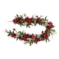Red Apple White Berry Garland