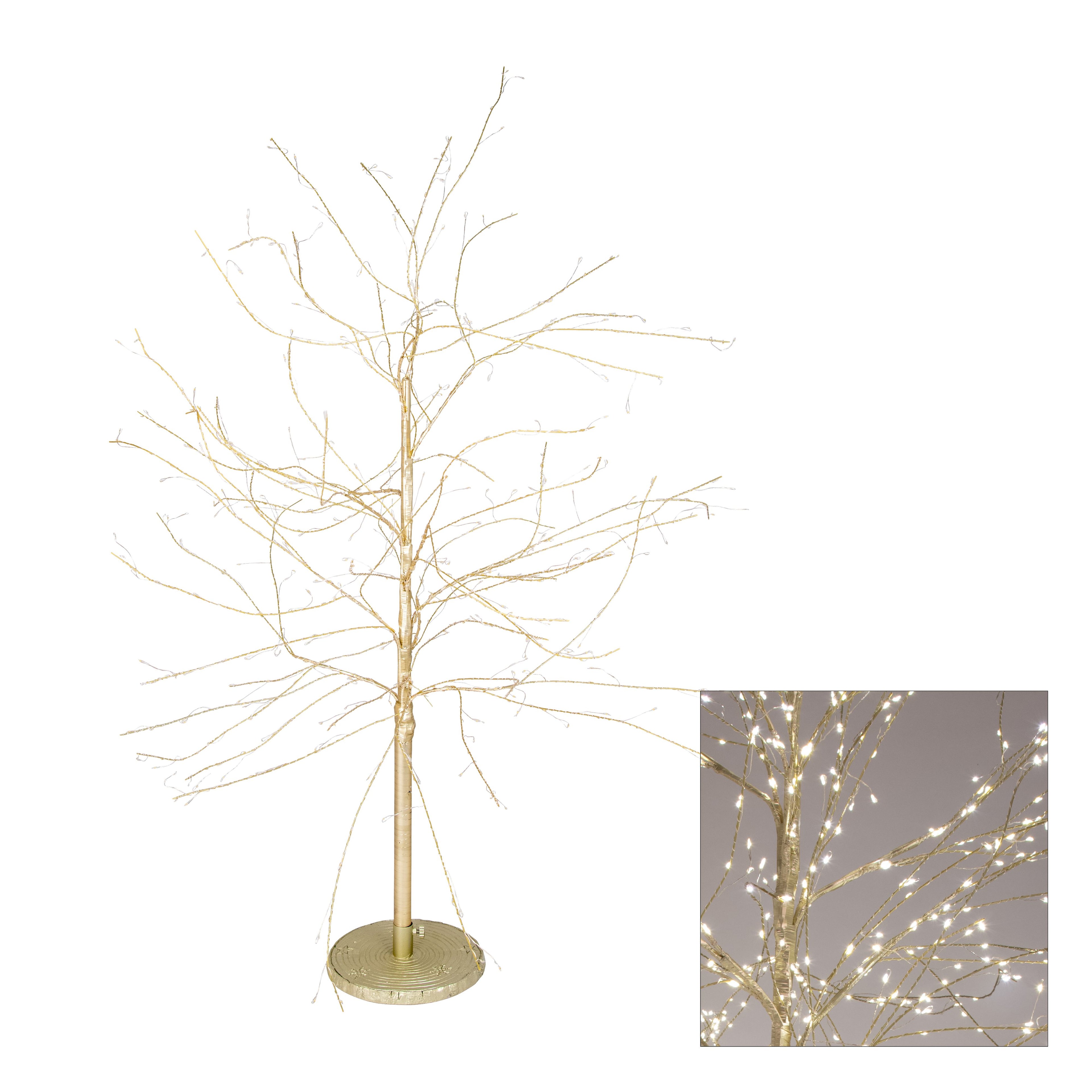 Stockholm Led Tree Champagne 120cm