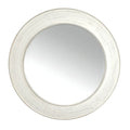 Rania Round Wood Mirror