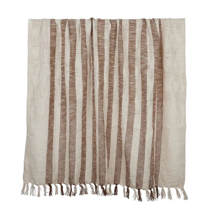 Montauk Cotton Throw 125x150cm Cocoa