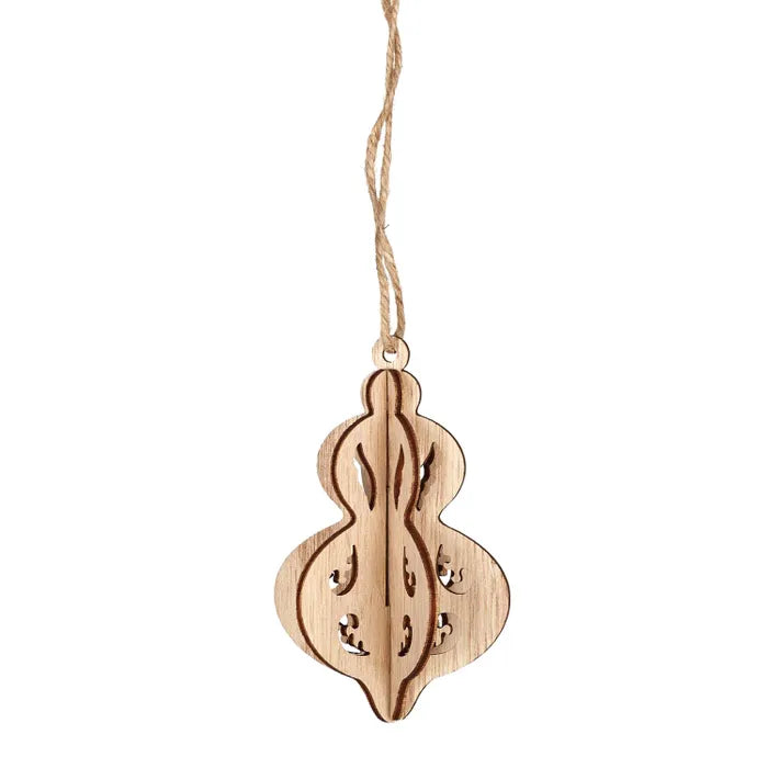 Xmas Hanging Decoration Natural