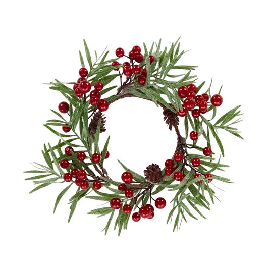 Berry Candle Wreath 22 cm