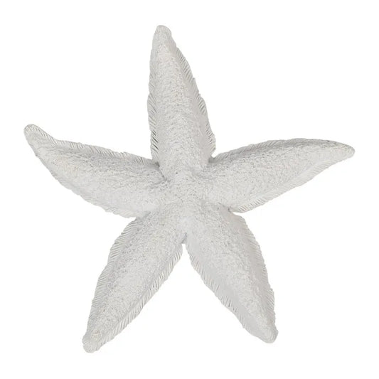 Starfish Resin Sculpture 20x20x3cm White