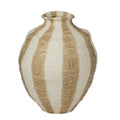 Rayas Ceramic Vase Taupe