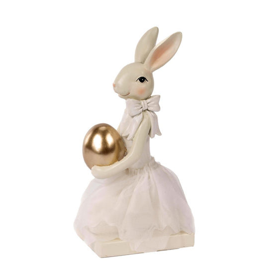 Sitting Bunny with Egg