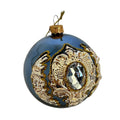 Blue Diamonte Ball Bauble