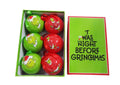 Grinch Baubles Set of 6